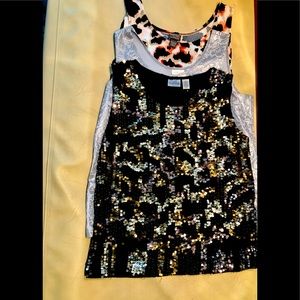 Chicos Dressy Tank Top Trio